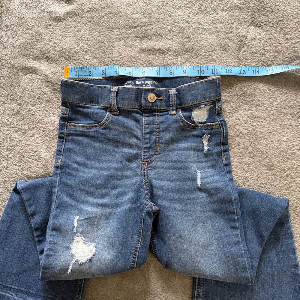 Wonder Nation Kids Blue Distressed Jeans